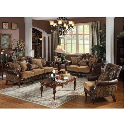 Dreena - Sofa (With 5 Pillows) - Dark Brown - 93" - Tony's Home Furnishings