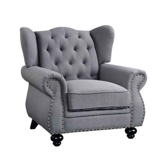 Hannes - Chair - Gray Fabric - Tony's Home Furnishings