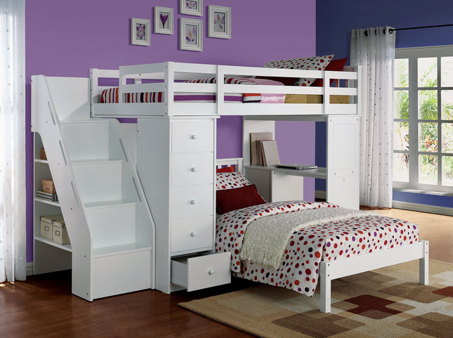 Freya - Twin Bed - White - Tony's Home Furnishings