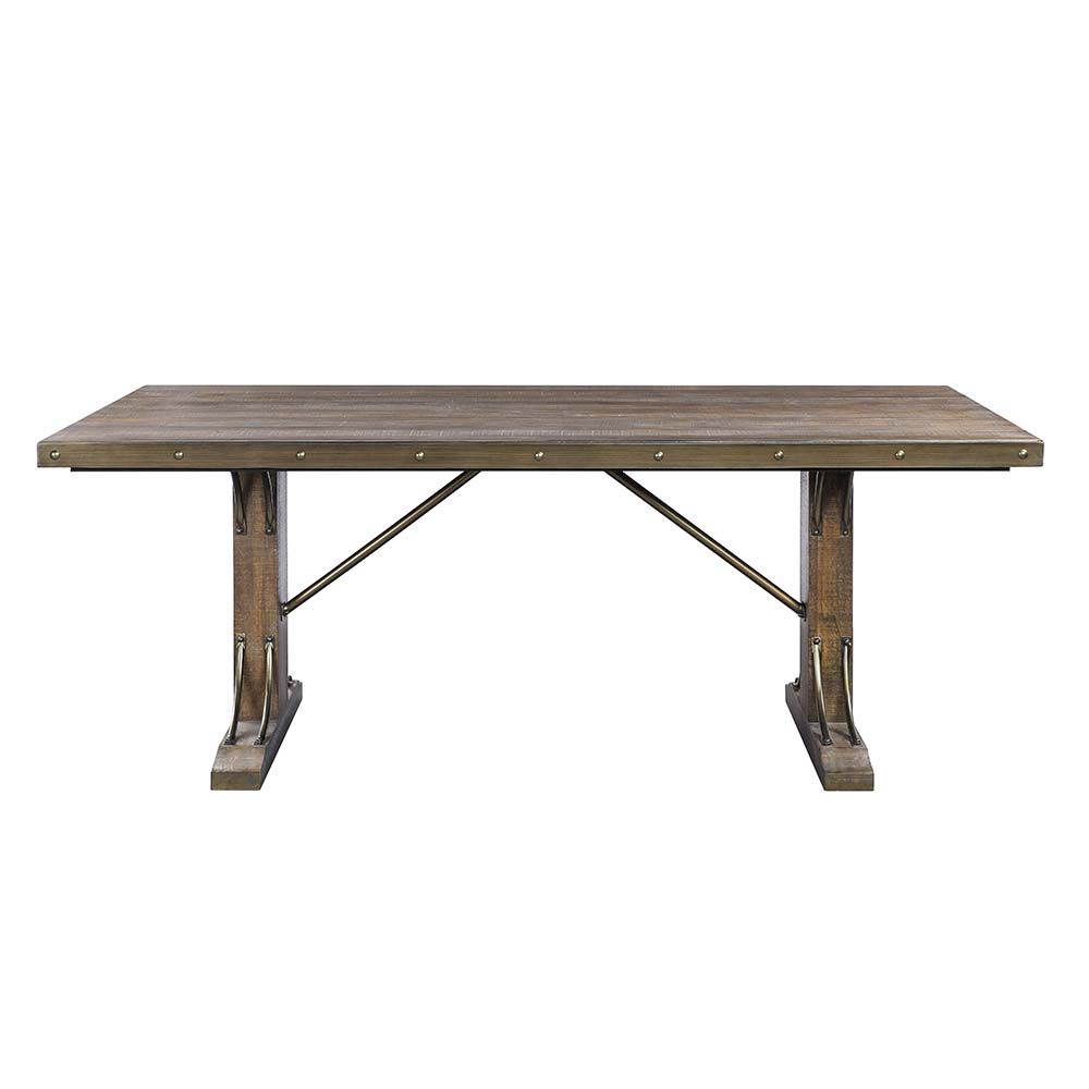 Raphaela - Dining Table - Weathered Cherry Finish - Tony's Home Furnishings
