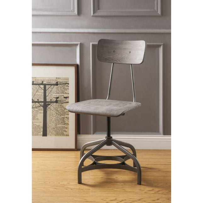 Jonquil - Side Chair (Set of 2) - Gray Oak & Sandy Gray - Tony's Home Furnishings