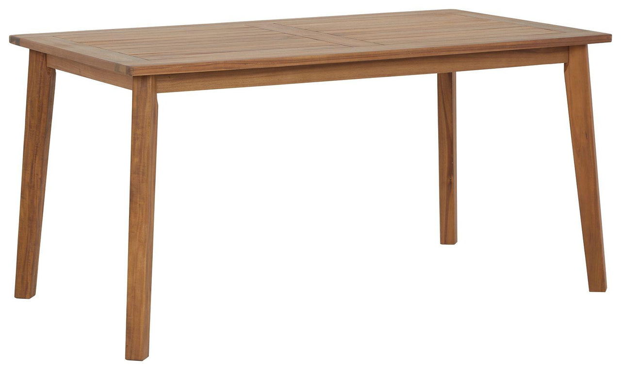 Janiyah - Light Brown - Rectangular Dining Table Tony's Home Furnishings Furniture. Beds. Dressers. Sofas.