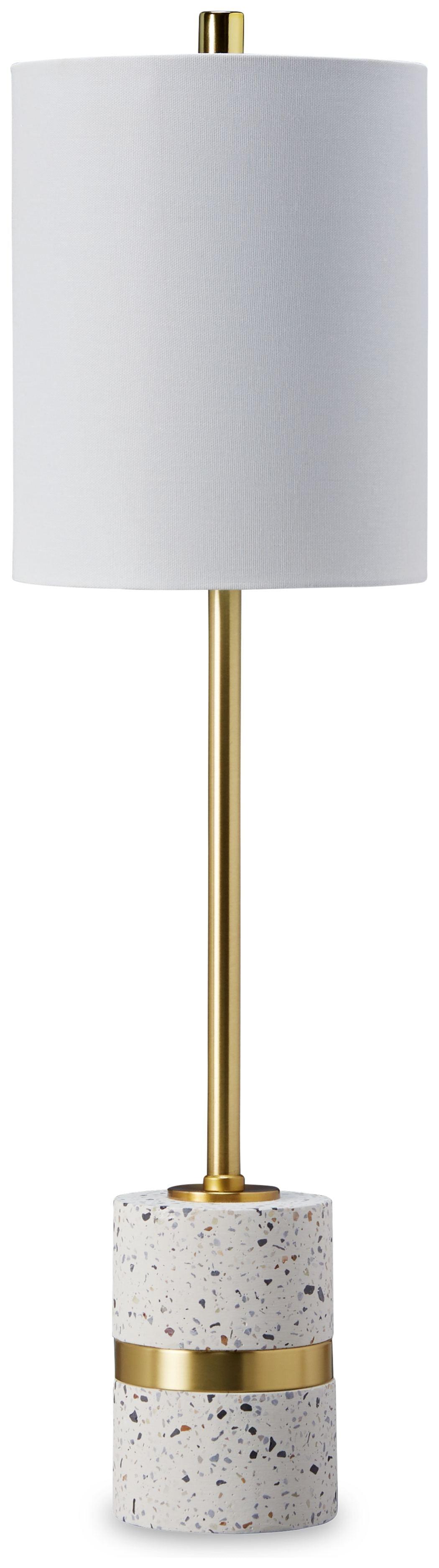 Maywick - White - Metal Table Lamp Tony's Home Furnishings Furniture. Beds. Dressers. Sofas.