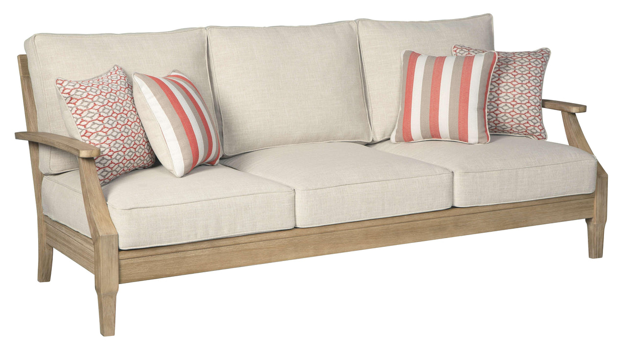 Clare - Beige - Sofa With Cushion Tony's Home Furnishings Furniture. Beds. Dressers. Sofas.