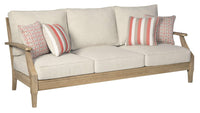 Thumbnail for Clare - Beige - Sofa With Cushion Tony's Home Furnishings Furniture. Beds. Dressers. Sofas.