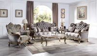 Thumbnail for Elozzol - Sofa - Fabric & Antique Bronze Finish - Tony's Home Furnishings
