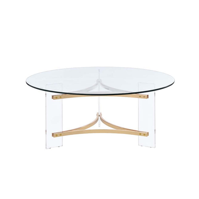 Sosi - Coffee Table - Gold Finish - Tony's Home Furnishings