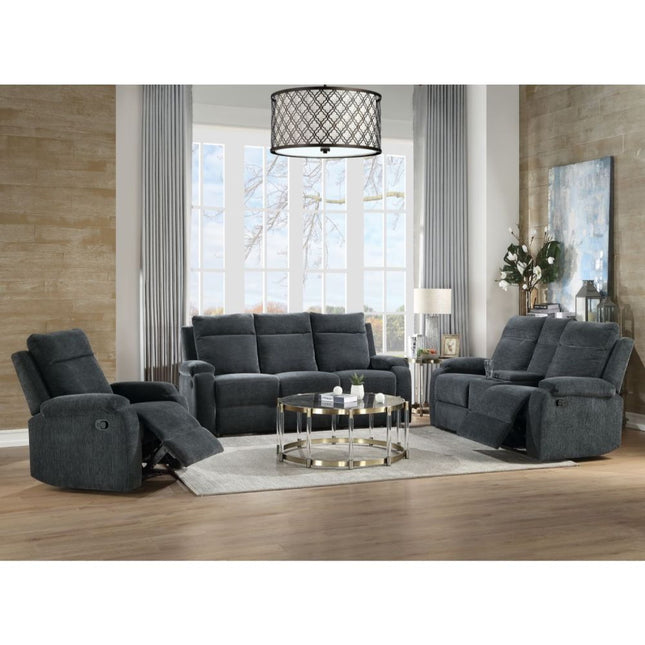 Elijah - Sofa - Slate Blue Chenille - Tony's Home Furnishings