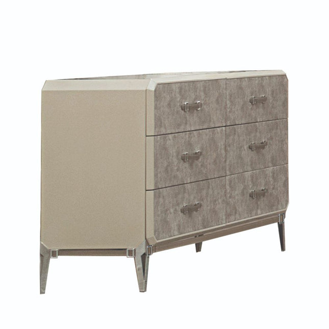 Kordal - Dresser - Vintage Beige PU - Tony's Home Furnishings