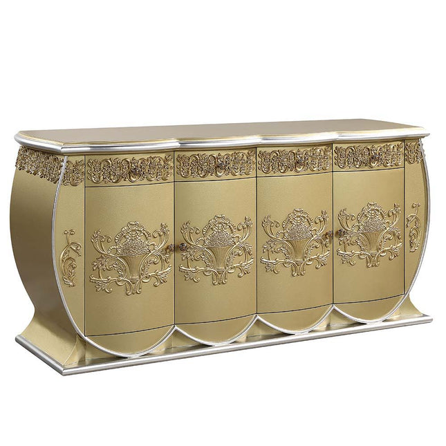 Bernadette - Server - Gold Finish - Tony's Home Furnishings