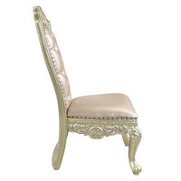 Thumbnail for Vatican - Side Chair (Set of 2) - PU & Champagne Silver Finish - Tony's Home Furnishings