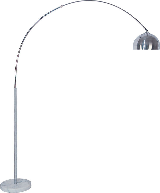 Lamp - Floor Lamp - Brushed Silver - Tony's Home Furnishings