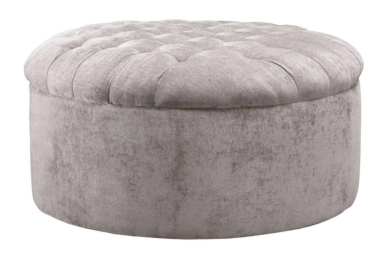 Carnaby - Linen - Oversized Accent Ottoman Tony's Home Furnishings Furniture. Beds. Dressers. Sofas.