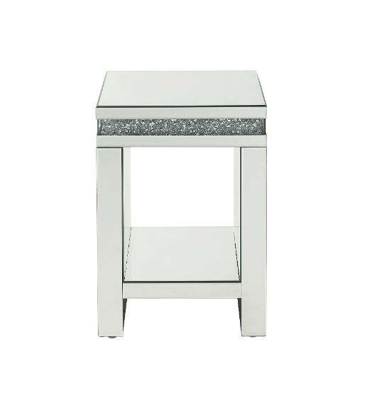 Noralie - End Table - Pearl Silver - Tony's Home Furnishings