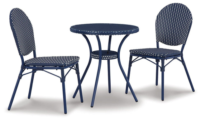 Odyssey Blue - Blue - Chairs W/Table Set (Set of 3) Signature Design by Ashley® 