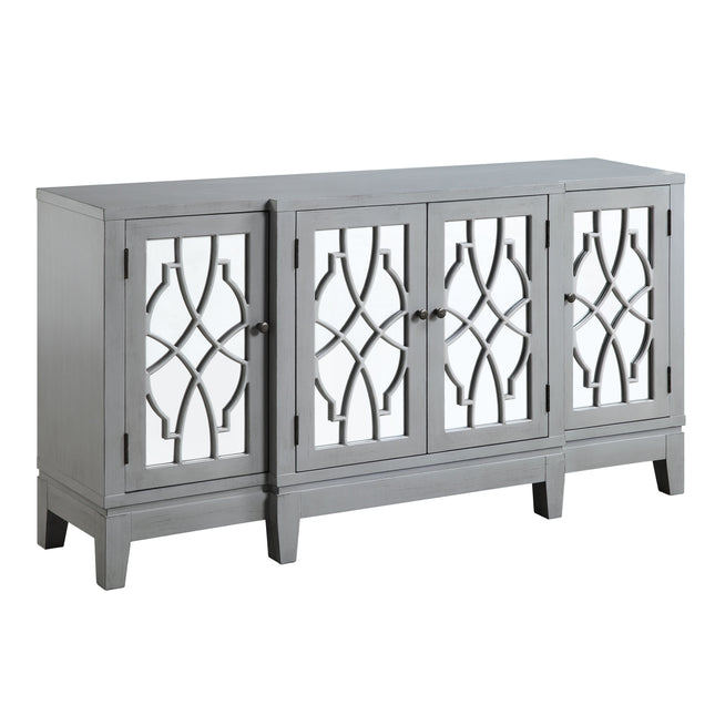 Magdi - Accent Table - Antique Gray Finish - Tony's Home Furnishings