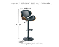 Thumbnail for Bellatier - Adjustable Height Barstool - Tony's Home Furnishings