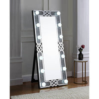 Noralie - Accent Floor Mirror - Pearl Silver - Tony's Home Furnishings