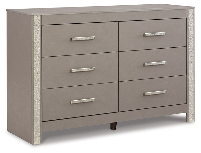 Surancha - Gray - Six Drawer Dresser Signature Design by Ashley® 