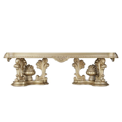 Seville - Dining Table - Gold Finish - Tony's Home Furnishings