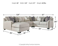 Thumbnail for Dellara - Sectional Tony's Home Furnishings Furniture. Beds. Dressers. Sofas.