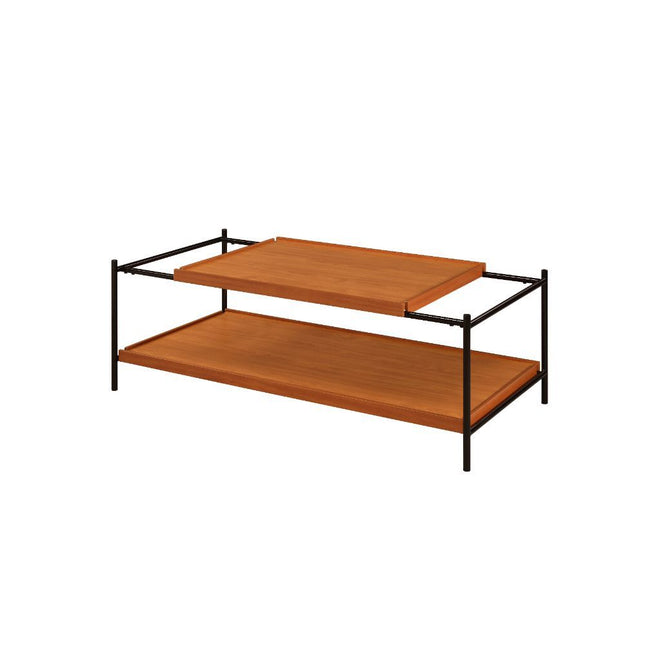 Oaken - Coffee Table - Honey Oak & Black - Tony's Home Furnishings