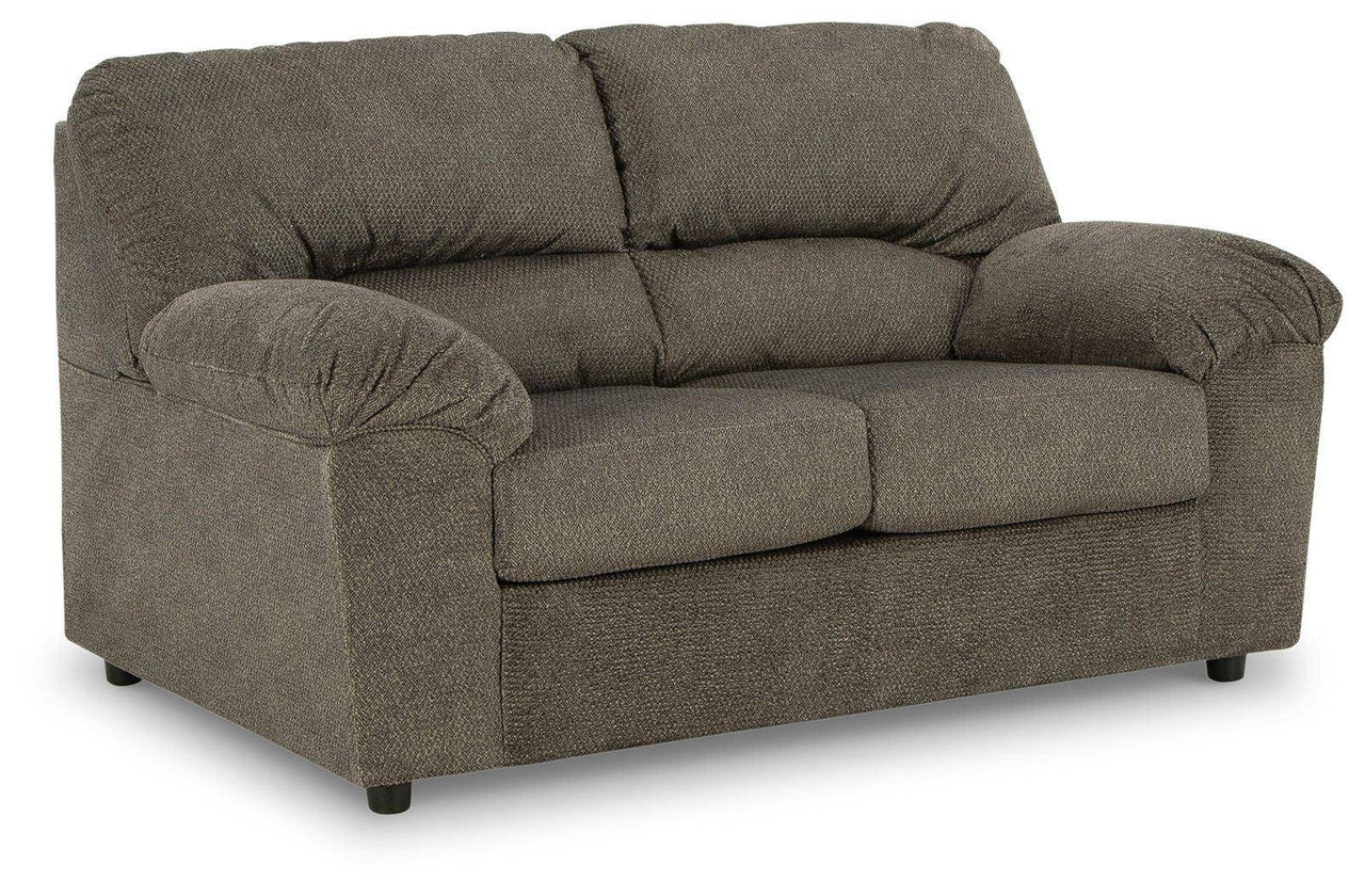 Norlou - Flannel - Loveseat Tony's Home Furnishings Furniture. Beds. Dressers. Sofas.