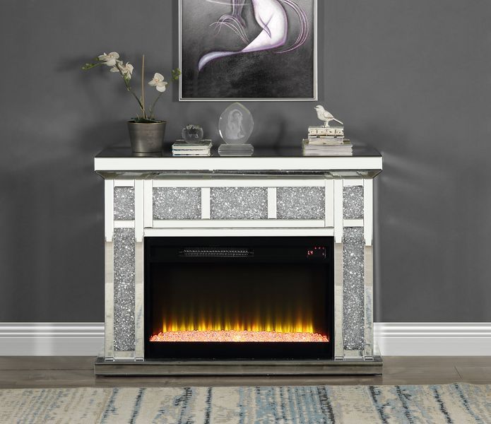 Noralie - Fireplace - Mirrored - 32" - Tony's Home Furnishings
