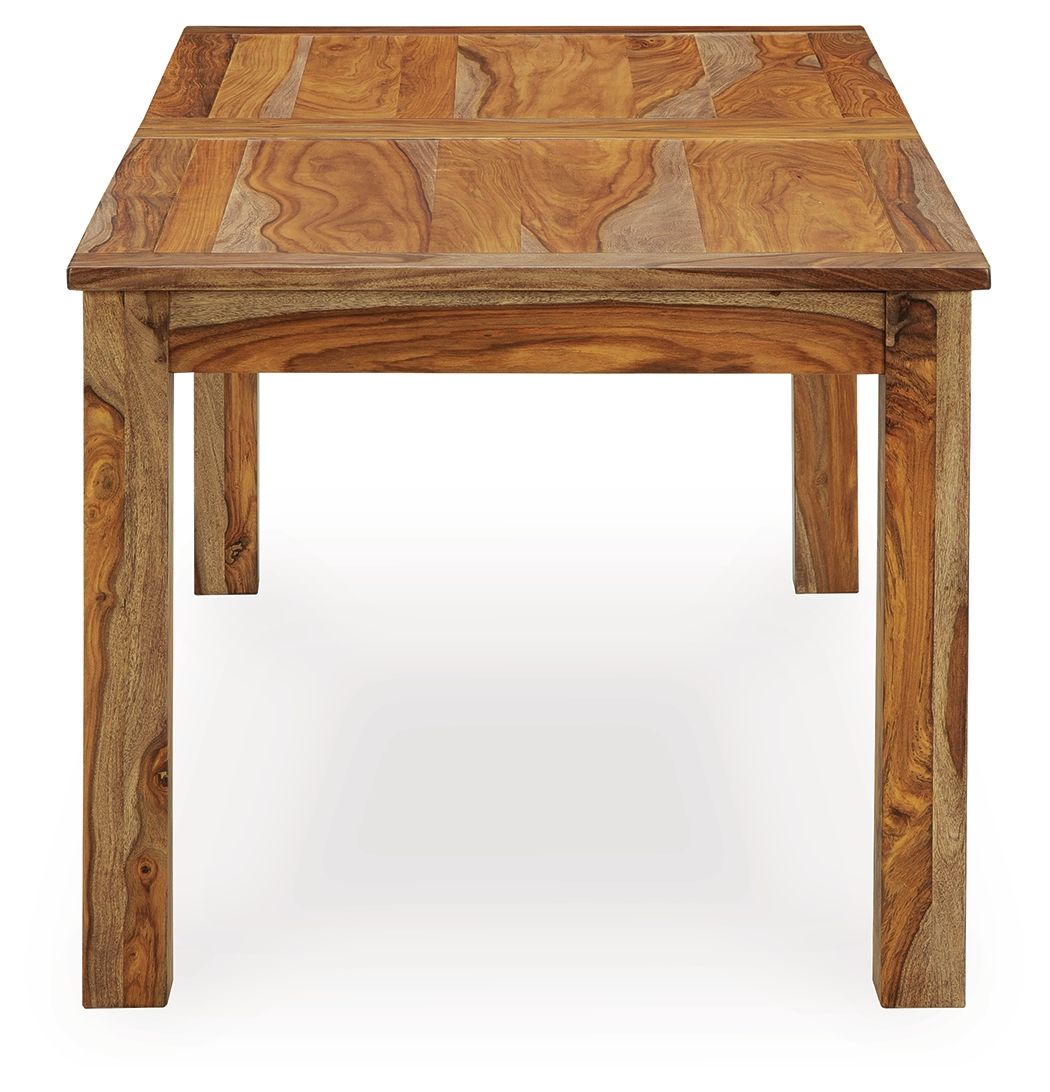 Dressonni - Brown - Rectangular Dining Room Butterfly Extension Table - Tony's Home Furnishings
