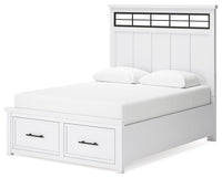 Thumbnail for Ashbryn - Panel Storage Bed - Tony's Home Furnishings