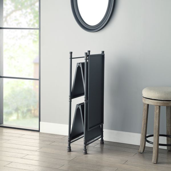 Cordelia - Console Table - Sandy Black, Dark Bronze Hand-Brushed Finish - Tony's Home Furnishings