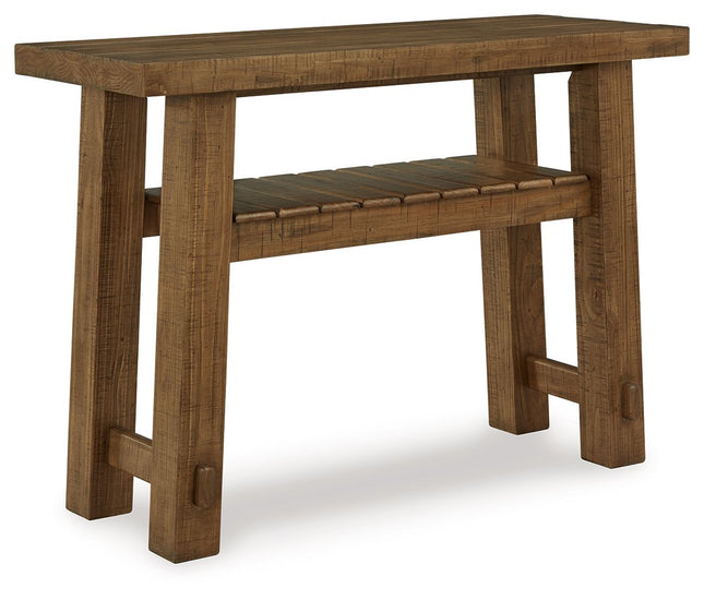 Mackifeld - Warm Brown - Sofa Table - Tony's Home Furnishings