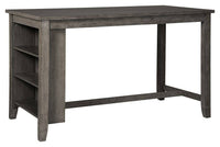 Thumbnail for Caitbrook - Gray - Rect Dining Room Counter Table - Tony's Home Furnishings