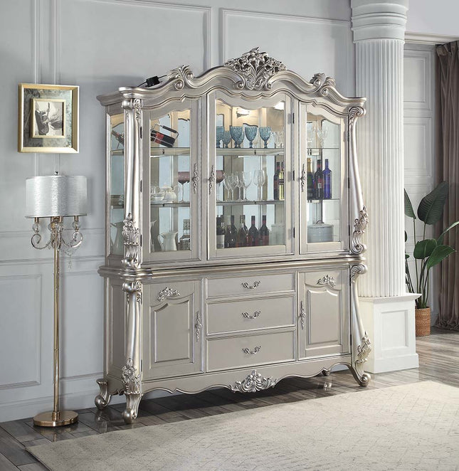 Bently - Hutch & Buffet - Champagne Finish - Tony's Home Furnishings