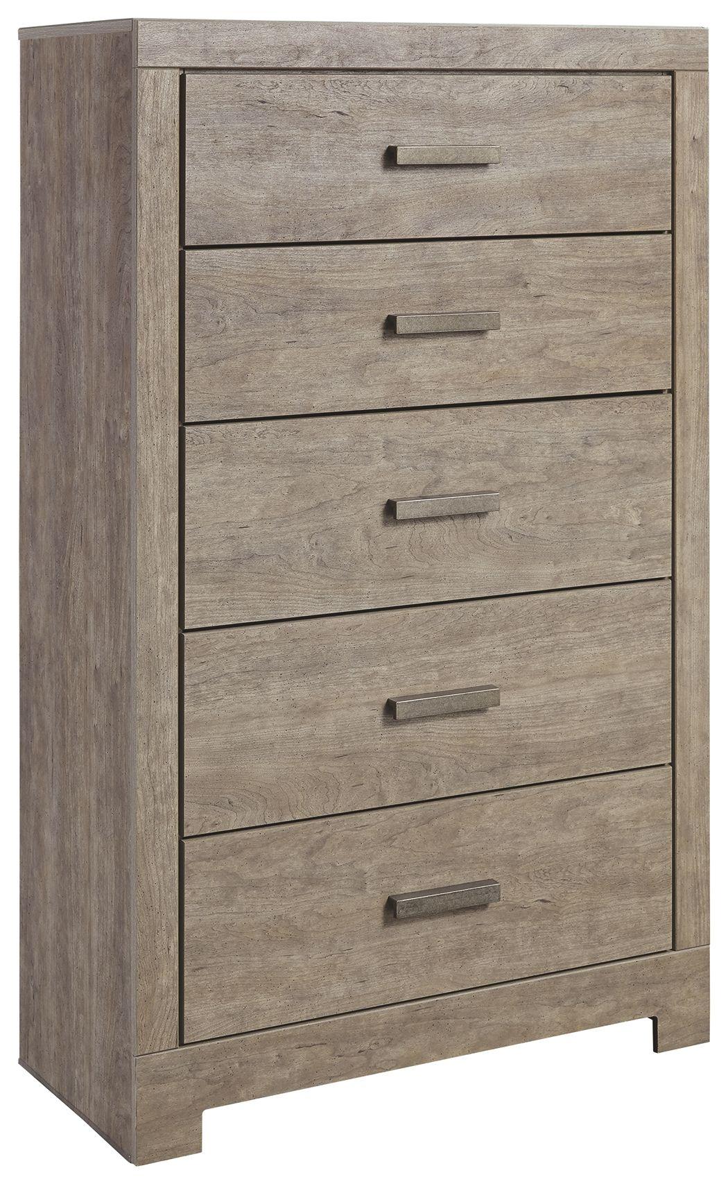 Culverbach - Gray - Five Drawer Chest Tony's Home Furnishings Furniture. Beds. Dressers. Sofas.