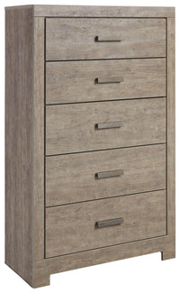 Thumbnail for Culverbach - Gray - Five Drawer Chest Tony's Home Furnishings Furniture. Beds. Dressers. Sofas.