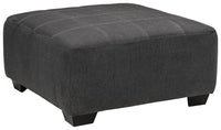 Thumbnail for Ambee - Slate - Oversized Accent Ottoman Tony's Home Furnishings Furniture. Beds. Dressers. Sofas.