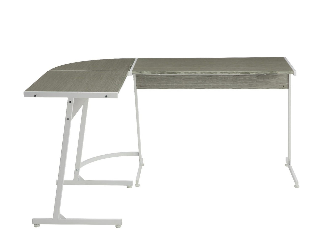 Dazenus - Desk - Gray & White Finish - Tony's Home Furnishings