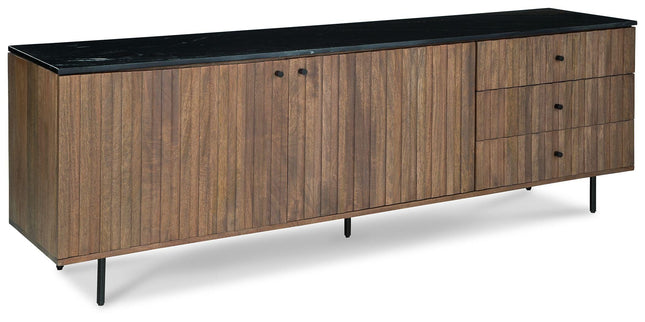 Barnford - Brown / Black - Accent Cabinet Signature Design by Ashley® 