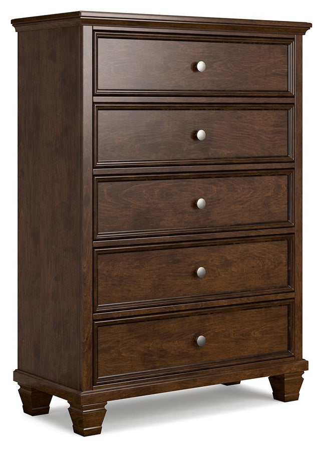 Danabrin - Brown - Five Drawer Chest Signature Design by Ashley® 