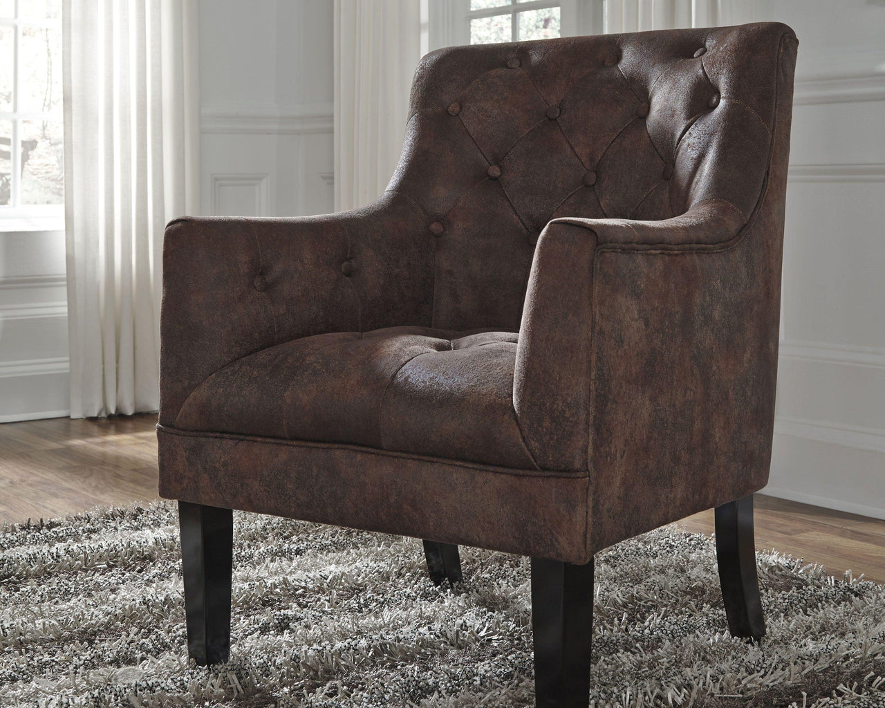 Drakelle - Mahogany - Accent Chair Tony's Home Furnishings Furniture. Beds. Dressers. Sofas.