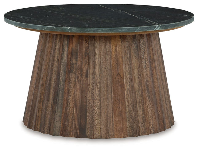 Ceilby - Black / Brown - Accent Cocktail Table - Tony's Home Furnishings