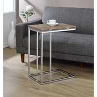 Thumbnail for Danson - Accent Table - Weathered Oak & Chrome - Tony's Home Furnishings