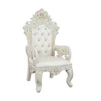 Thumbnail for Adara - Dining Chair (Set of 2) - White PU & Antique White Finish - Tony's Home Furnishings