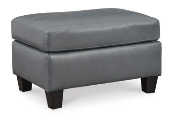 Genoa - Steel - 2 Pc. - Chair And A Half, Ottoman Tony's Home Furnishings Furniture. Beds. Dressers. Sofas.