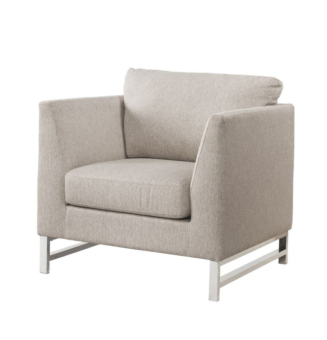 Varali - Chair - Beige Linen - Tony's Home Furnishings