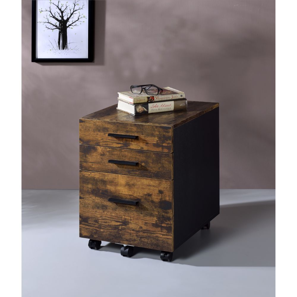 Abner - File Cabinet - Weathered Oak - Tony's Home Furnishings