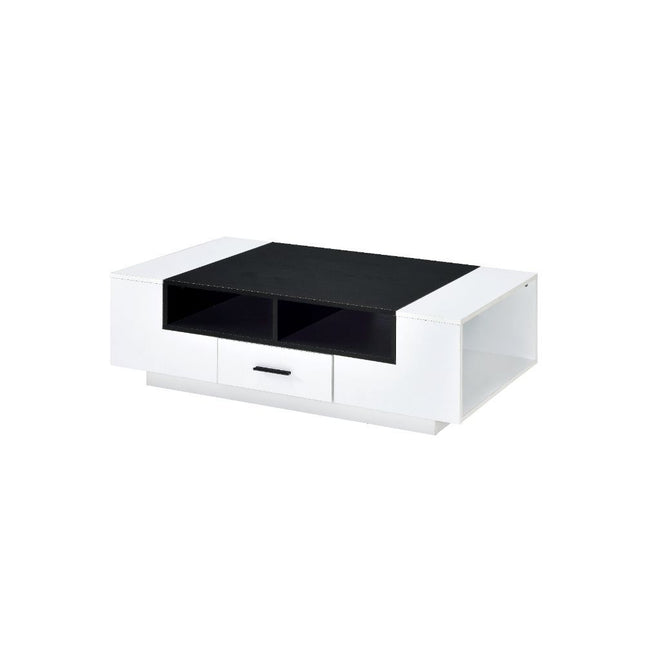 Armour - Coffee Table - White & Black - Tony's Home Furnishings