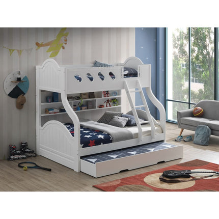 Grover - Twin Over Full Bunk Bed - White - Tony's Home Furnishings