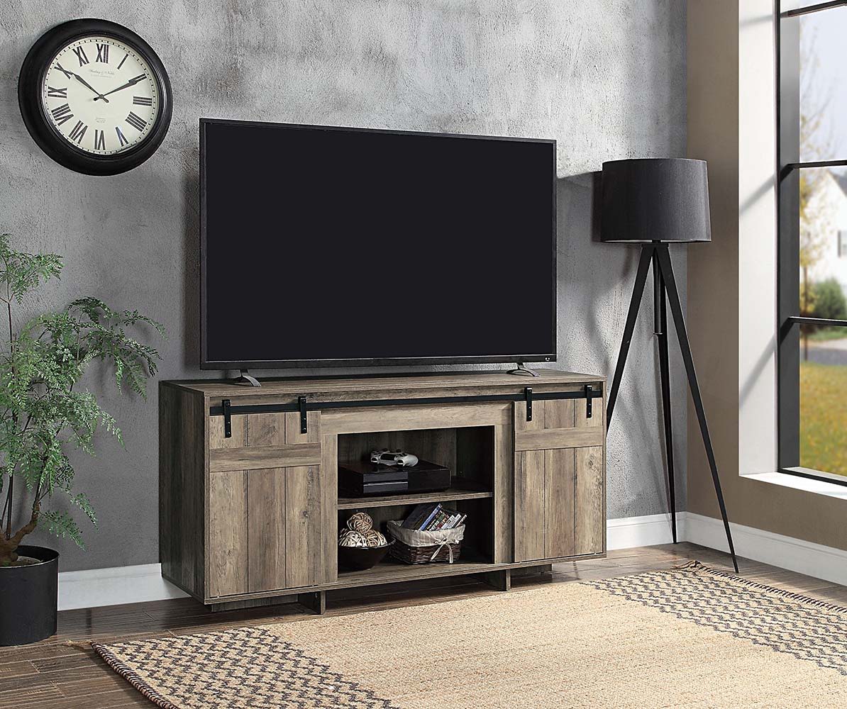 Bellarosa - TV Stand - Gray Washed - Wood - Tony's Home Furnishings